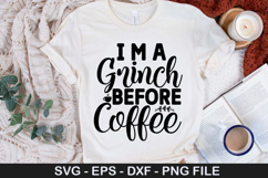 Christmas Coffee SVG Design - Christmas T-Shirt Design Product Image 5