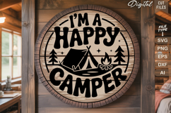 Camping Round Sign SVG Bundle | Camping Sign | Adventure SVG Product Image 11