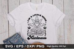 Funny Weed SVG Design - Just Chillin With Mary Jane Product Image 4