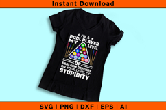 Sarcastic Pool Player SVG Funny Billiards Quote Product Image 3