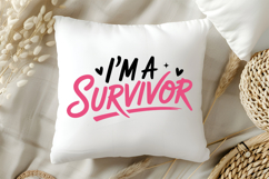 I&#039;m A Survivor SVG | Breast Cancer Awareness SVG Product Image 5