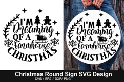 Christmas Round Signs SVG Deign - its beginning to look a Product Image 2