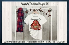 I'm Dreaming Of A Farmhouse Christmas Sublimation PNG Design Product Image 6