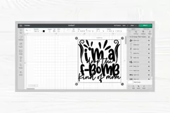 I'm A Drop the F-Bomb Kind of Mom SVG | Sublimation Design Product Image 4