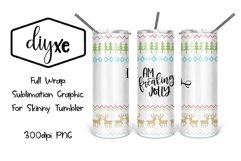 Freaking Jolly | 20oz Tumbler | Christmas Sublimation Product Image 1