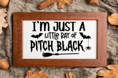 I'm Just a Little Ray of Pitch Black Sign SVG, Farmhouse Product Image 3
