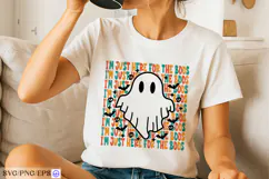 I'm Just Here for the Boos Halloween SVG PNG T-shirt Design Product Image 2