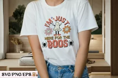 I’m Just Here For The Boos SVG PNG T-shirt Design Product Image 3