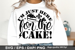 Mardi Gras SVG Design -King Cake Calories don t count Product Image 2