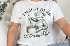 I'm Just Here To Stir The Pot SVG Product Image 3
