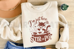 I'm Just Here To Stir The Pot SVG Product Image 4