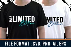 Gym T shirt Designs Svg, I'm Limited Editon, Funny Shirt Product Image 1
