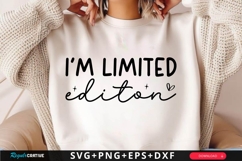I'M Limited Edition SVG Design Product Image 1