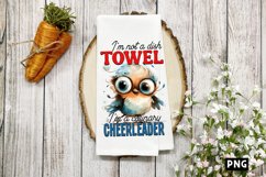 I&#039;m not a dish towel, I&#039;m a culinary cheerleader PNG Product Image 1