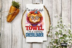 I&#039;m not a dish towel, I&#039;m a culinary cheerleader PNG Product Image 1
