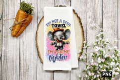 I&#039;m not a dish towel, I&#039;m a grime fighter PNG Product Image 1