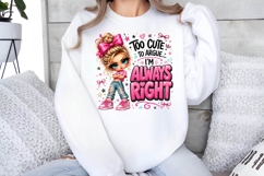 I'm Not Bossy, I'm Aggressively Helpful Girl PNG Design Product Image 2