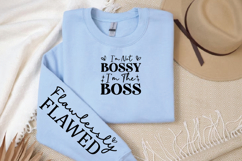 I&#039;m not bossy I&#039;m the boss Sleeve SVG Design Product Image 3
