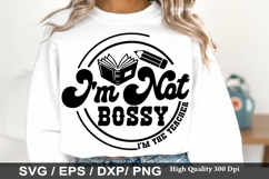 Boho Teacher SVG Design - Just a Small Town Teacher Product Image 2