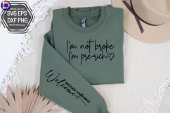 I'm not broke I'm pre-rich Sleeve SVG, Funny Sleeve SVG Product Image 2