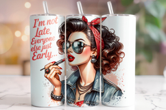 Funny Quotes Tumbler Wrap, Sarcastic Tumbler Wrap, Sassy PNG Product Image 1
