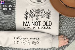 I&#039;m not old I&#039;m a classic Sleeve SVG, Funny Sleeve SVG Product Image 2
