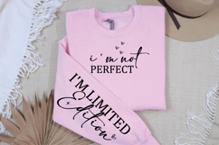 I'm not perfect Sleeve SVG, Inspirational Sleeve SVG Product Image 2