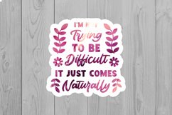 Funny Sarcastic Quotes Stickers. Sarcastic Quotes PNG. vol.3 Product Image 7