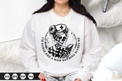 I’m nurse and a mom nothing scares me - Nurse SVG Design Product Image 1