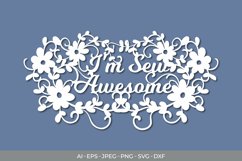 I'm Sew Awesome Papercut Product Image 2