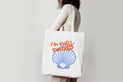 I’m Shell-Shocked Funny Seashell PNG, Sublimation design. Product Image 4