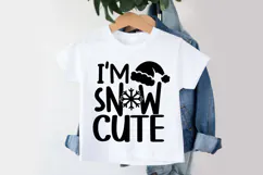 I'm Snow Cute SVG | Baby SVG | Newborn SVG Product Image 3