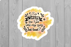 Funny Sarcastic Quotes Stickers. Sarcastic Quotes PNG. vol.3 Product Image 17