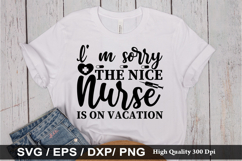 Nurse Quotes SVG Design - Nurse T-shirt Design Product Image 5