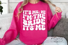 I'm The Bride It's Me SVG - Retro Fiancee Engaged Shirt PNG Product Image 1