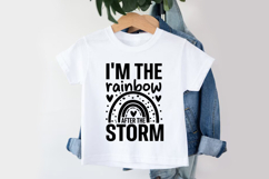 I&#039;m the Rainbow After the Storm SVG | Baby SVG | Newborn SVG Product Image 3