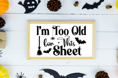 Farmhouse Halloween Sign SVG Bundle | Halloween Door Sign Product Image 7