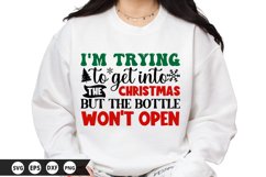 I&#039;m trying to get into the Christmas - Funny Christmas SVG D Product Image 1