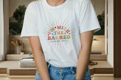 I'm With The Banned T-Shirt, Banned Books Shirt, Reading Shi Product Image 2