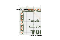 I made a wish and you came true cross stitch pattern - Tango Stitch