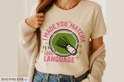 Matcha Whisk Love Quote hand-drawn PNG SVG Design Product Image 4
