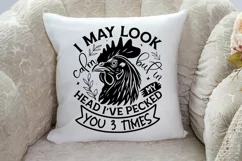 I may look calm but in my head I've pecked SVG Design Product Image 2