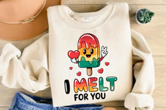 I Melt For You, Valentine Day Sublimation PNG Product Image 2