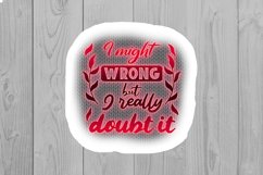 Funny Sarcastic Quotes Stickers. Sarcastic Quotes PNG. vol.3 Product Image 12