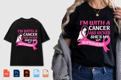 I Mwitha Cancer Ass Kicker She Smy Superhero Product Image 1