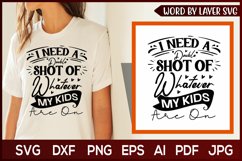 sarcastic svg design,funny svg,i need a double shot of svg Product Image 1