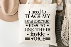 I Need To Teach My Facial SVG, Sarcastic SVG Design Product Image 3
