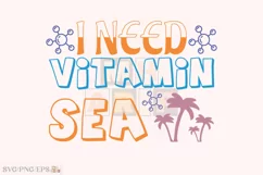 I Need Vitamin Sea Beach Shirt, Summer Shirt, Vacation Shirt Product Image 1