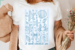 I Need Vitamin Sea Coquette PNG, Cute Beach Design Product Image 2