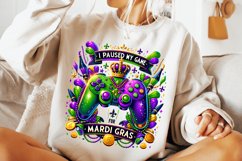 Gamer Mardi Gras PNG, Mardi Gras Gaming PNG, Game Controller Product Image 2